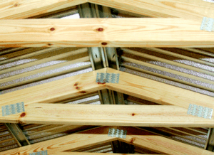 Roof Assembly With Steel Hat Channel