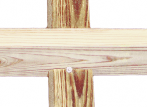 4” Lag Bolt Connecting Crossmember to Skid